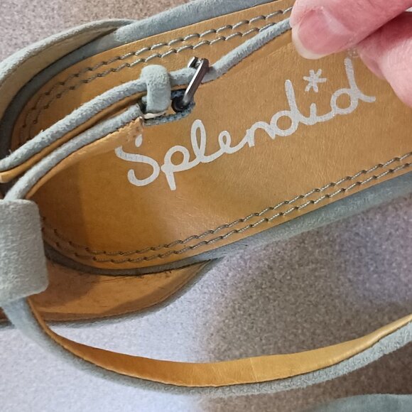 Splendid Bryce Suede Wedge Sandals - Picture 3 of 10